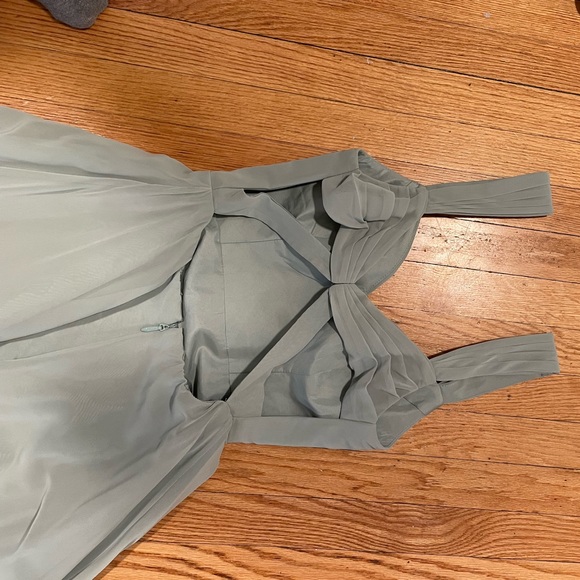 Azazie Nahrin Bridesmaid Dress in Agave - Size A4 - Picture 10 of 11